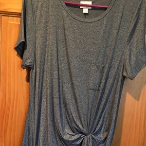 LulaRoe Carly Greyish blue M